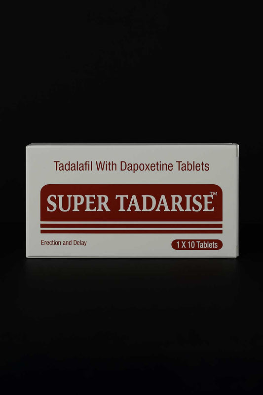 Super Tadarise – Tadalafil & Dapoxetine Tablets (1 x 10 Tablets)